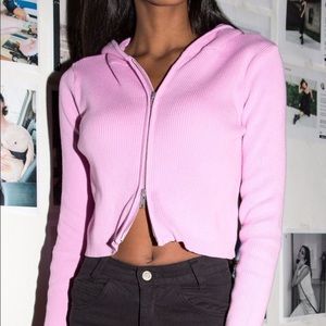 Brandy Melville Arden Hoodie Bubblegum